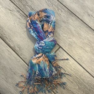 Spring Fling Fringe Scarf-Gorgeous!